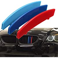 XXIAOHH 3 Piezas 3D M Diseño De Automoción Coche Deportivo De La Parrilla Tira De Cubierta para BMW 5 E60 2004-2010
